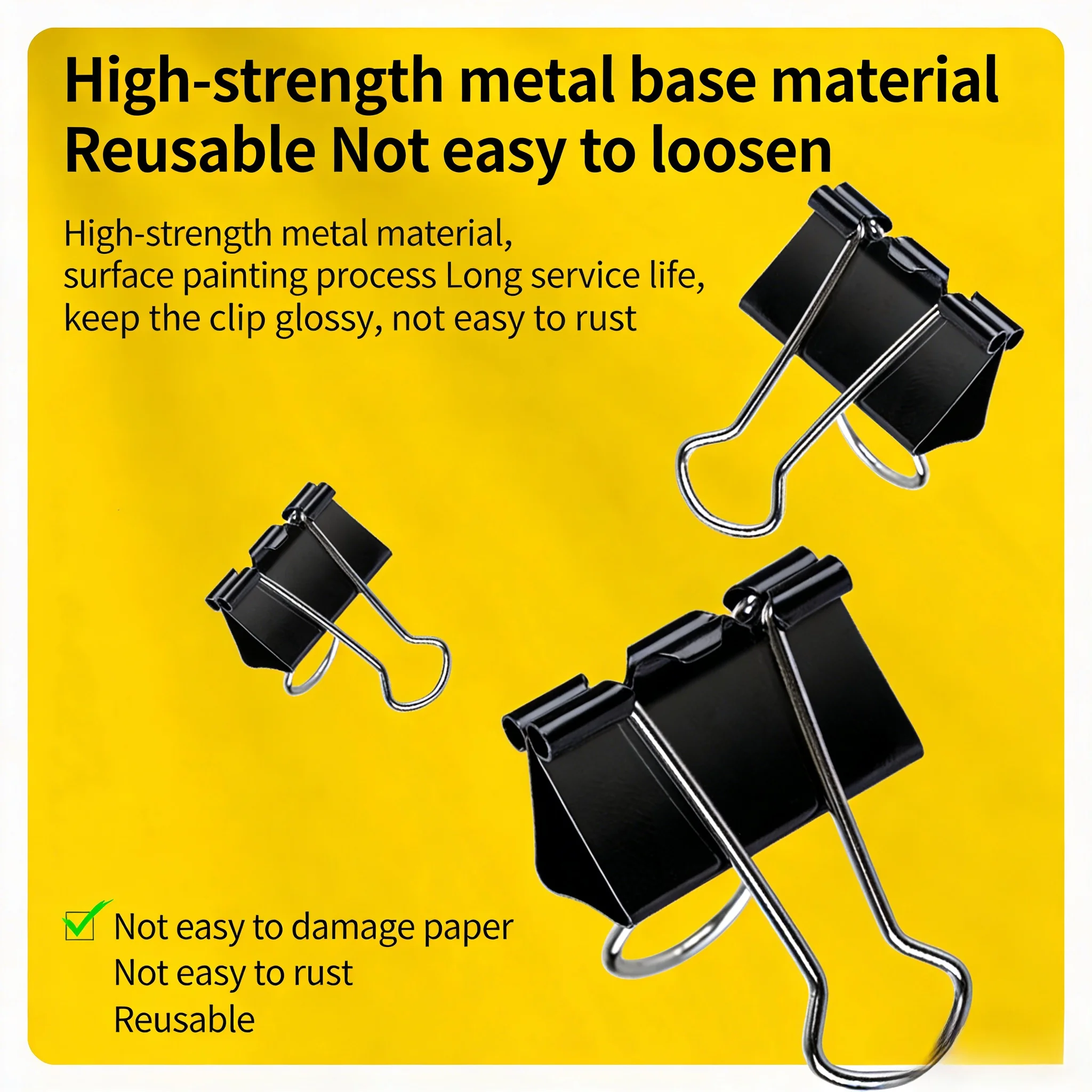 954 Series Black Binder Clips  - Binder Clip Assorted review and price